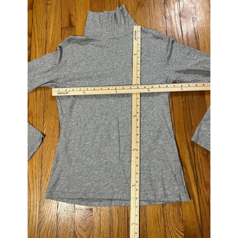 Rag Bone New York Grey Turtleneck Long Sleeve Top Shirt Women's Size‎ L - Picture 5 of 7